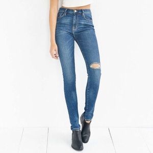 BDG Twig Ripped High Rise Skinny Jeans